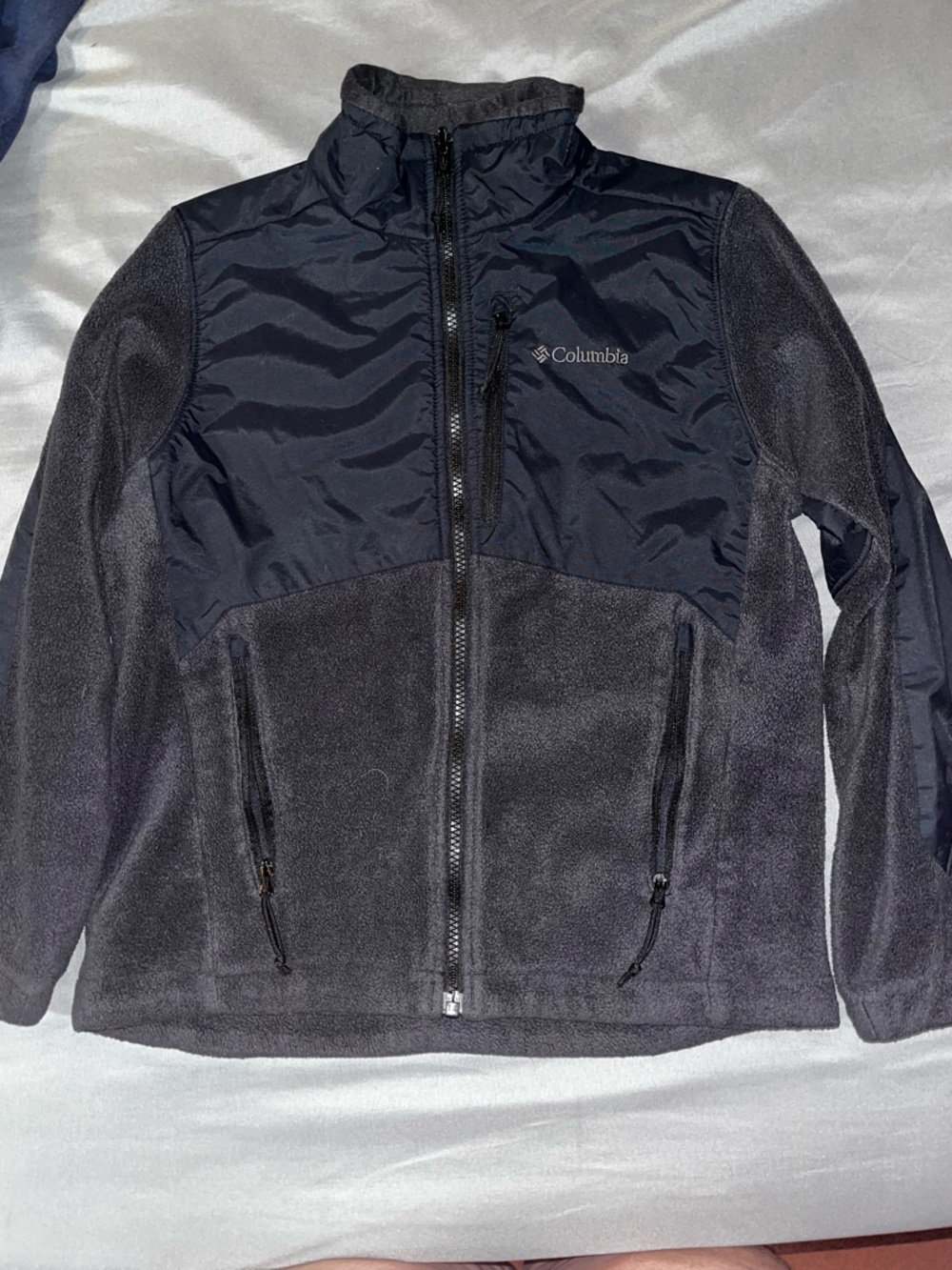 Columbia Black Full-Zip Fleece Jacket